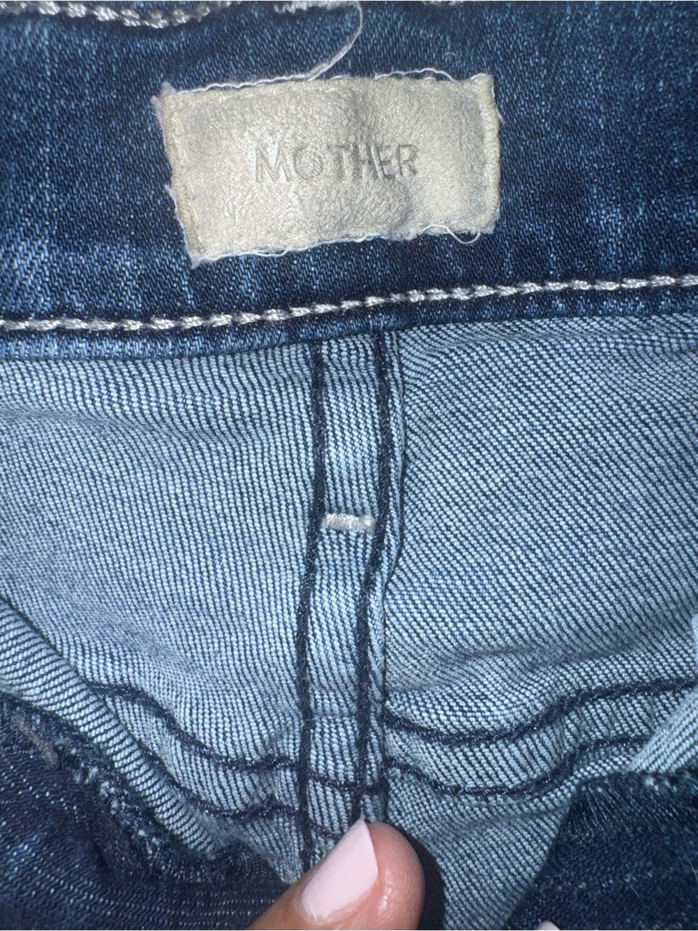 MOTHER The Hustler Ankle Flare Jeans Heirloom Blue Size 28 High Rise Stretch - Picture 5 of 9